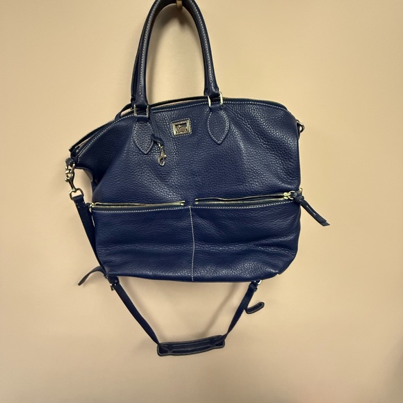Dooney & Bourke Handbags - Dooney and Bourke Elegant Navy Blue shoulder work bag with crossbody